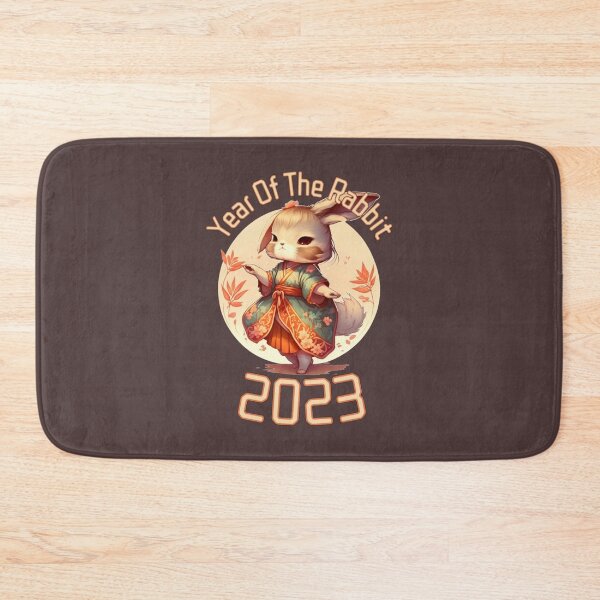 Item preview, The Year Of Rabbit 2023 Rabbit with asian Traditional Clothes designed and sold by ElvaLind.
