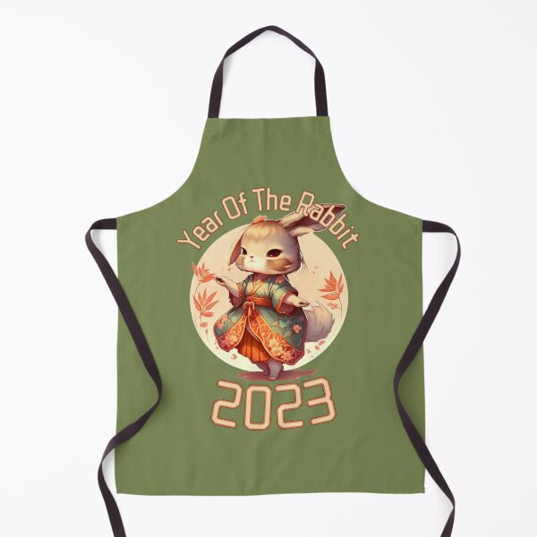Item preview, The Year Of Rabbit 2023 Rabbit with asian Traditional Clothes designed and sold by ElvaLind.