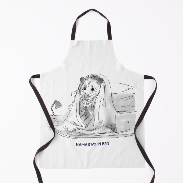 Item preview, Namastay in Bed Pun Funny Spirituality designed and sold by Harmonick-Tees.