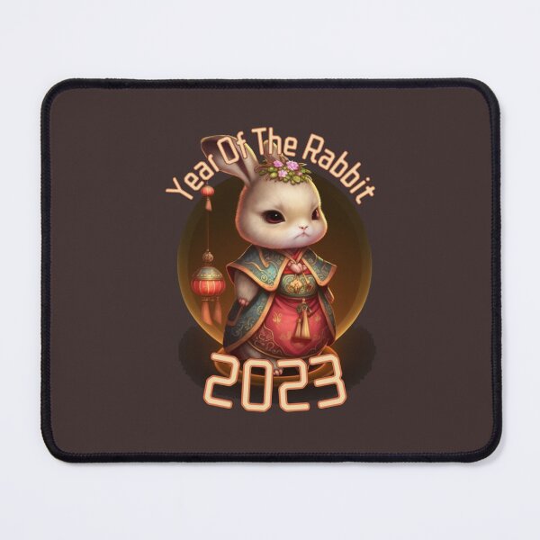 Item preview, The Year Of Rabbit 2023 Rabbit with asian Traditional Clothes designed and sold by ElvaLind.