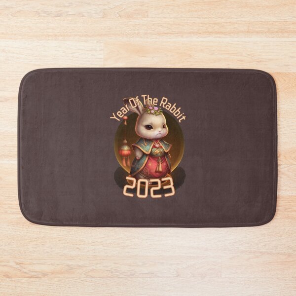 Item preview, The Year Of Rabbit 2023 Rabbit with asian Traditional Clothes designed and sold by ElvaLind.