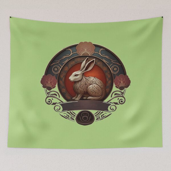 Item preview, The Year Of Rabbit 2023 Rabbit designed and sold by ElvaLind.