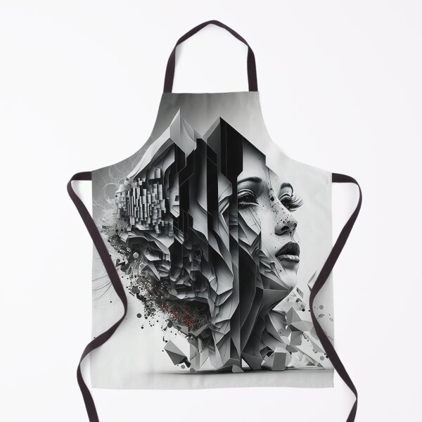 Artikelvorschau, Beautiful Woman conncted with abstract architecture 8 entworfen und verkauft von Artistic Pandas.