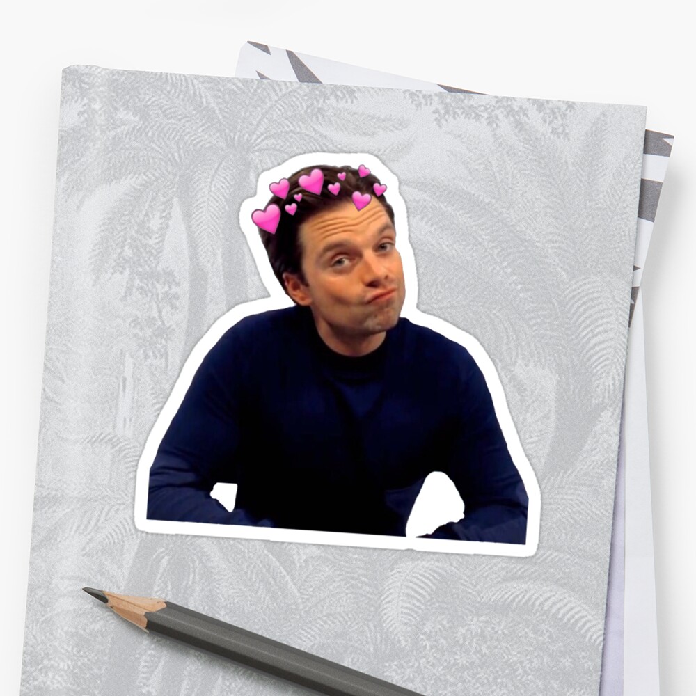 "Sebastian Stan" Sticker by sarahrose20 | Redbubble