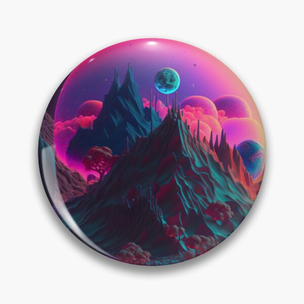 Item preview, Psychedelic View of a Mountain  designed and sold by IllReputes.