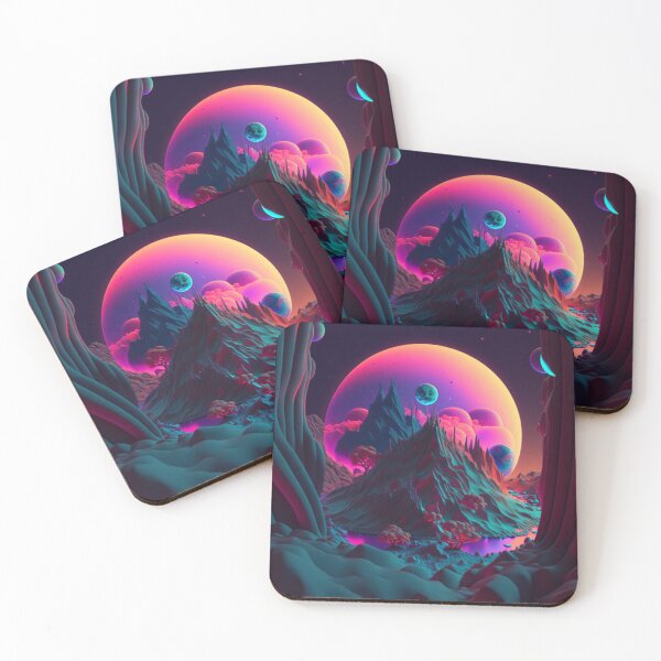 Item preview, Psychedelic View of a Mountain  designed and sold by IllReputes.