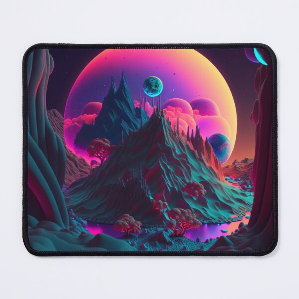 Item preview, Psychedelic View of a Mountain designed and sold by IllReputes.