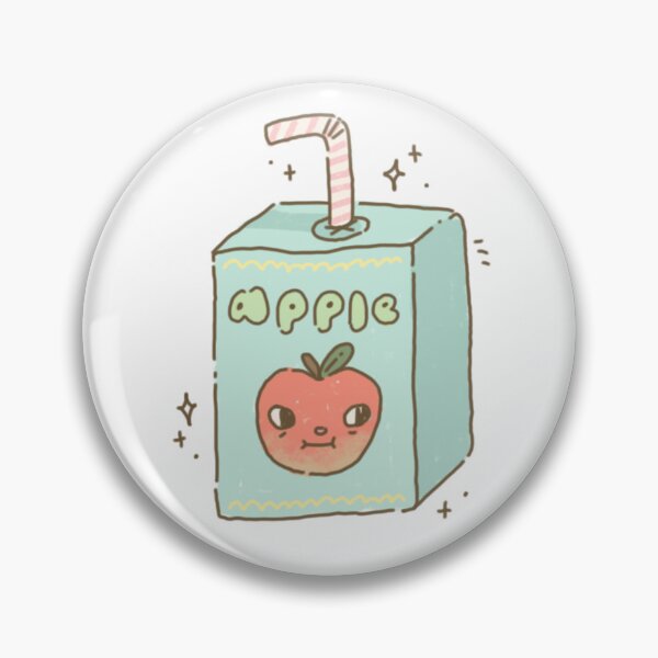Item preview, Apple juice cute cartoon designed and sold by SaraEgg.