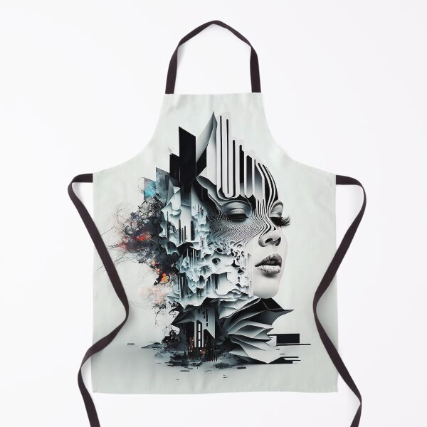 Artikelvorschau, Beautiful Woman conncted with abstract architecture 10 entworfen und verkauft von Artistic Pandas.