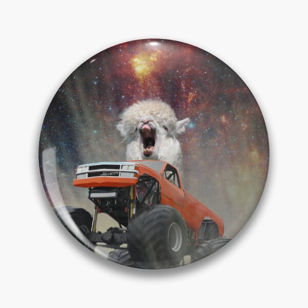 Item preview, OH MY LAMA! Its an Explosive Jumping Monster Truck With a Lama Driving! designed and sold by thisiserikpaul.