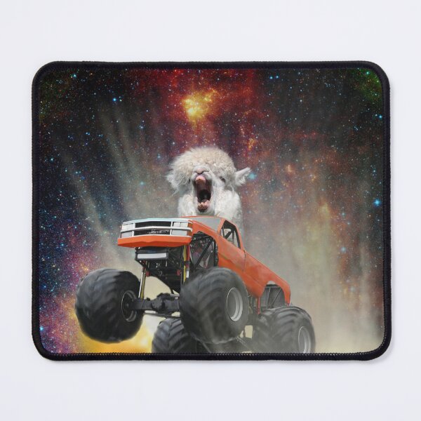 Item preview, OH MY LAMA! Its an Explosive Jumping Monster Truck With a Lama Driving! designed and sold by thisiserikpaul.