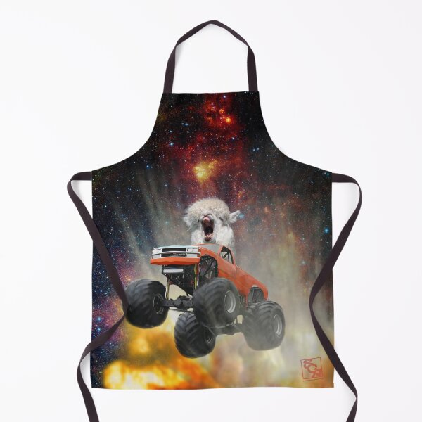 Item preview, OH MY LAMA! Its an Explosive Jumping Monster Truck With a Lama Driving! designed and sold by thisiserikpaul.