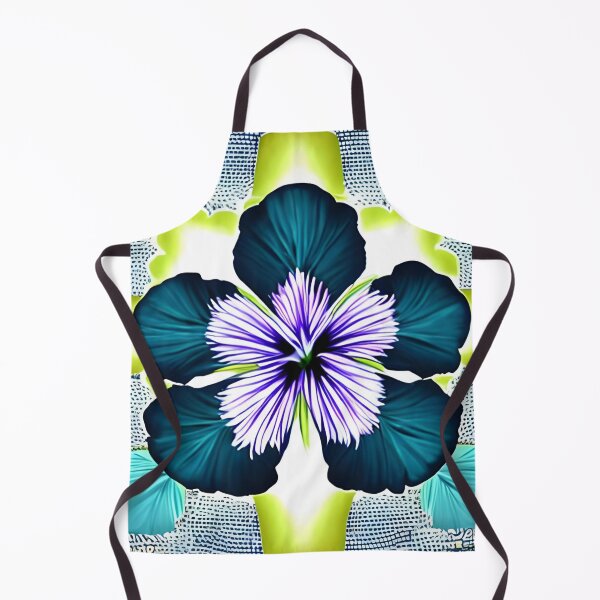 Item preview, Blue hibiscus flower artwork designed and sold by gramizzia.