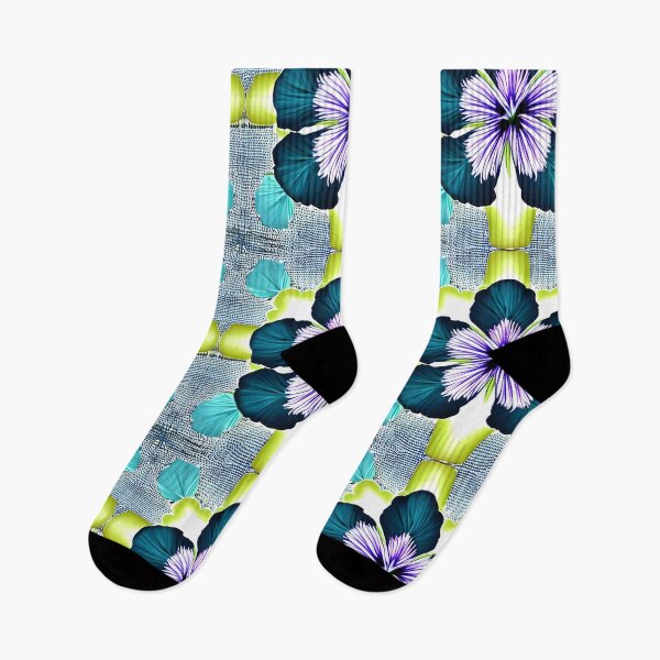 Item preview, Blue hibiscus flower artwork designed and sold by gramizzia.
