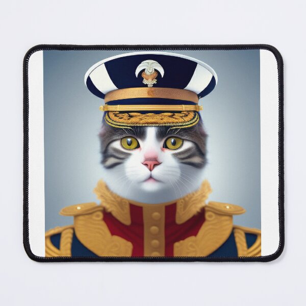 Item preview, The Catsy Cat Naval Officer designed and sold by CreepyDesigns.