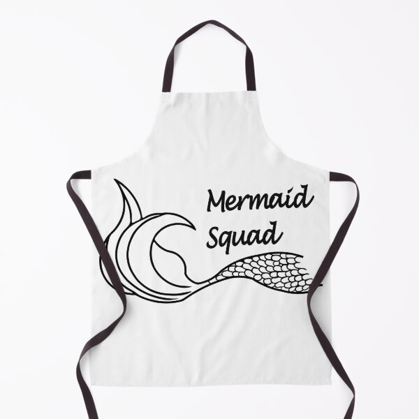 Item preview, Mermaid Squad Black outline designed and sold by SunnyDazDesign.