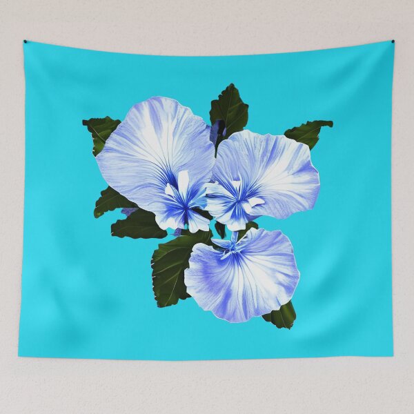 Item preview, Blue hibiscus flower designed and sold by gramizzia.