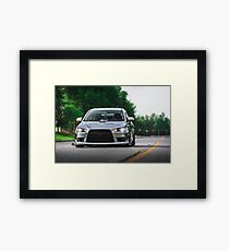 Evo X Framed Print