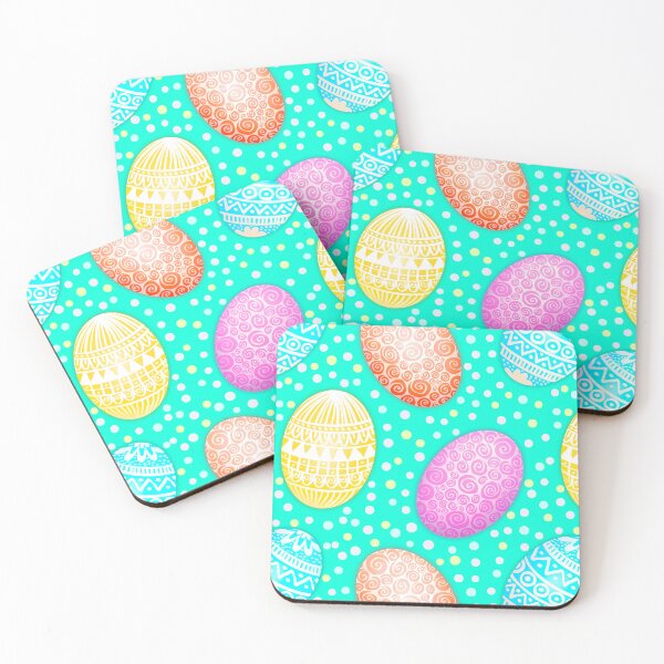 Item preview, Colorful Easter Egg Pattern designed and sold by Julie Erin Designs.