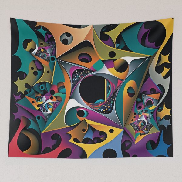 Item preview, Psychedelic Shape Realm designed and sold by IllReputes.