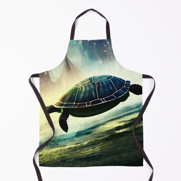 Item preview, Majestic tortoise swimming underwater. designed and sold by Maniock.