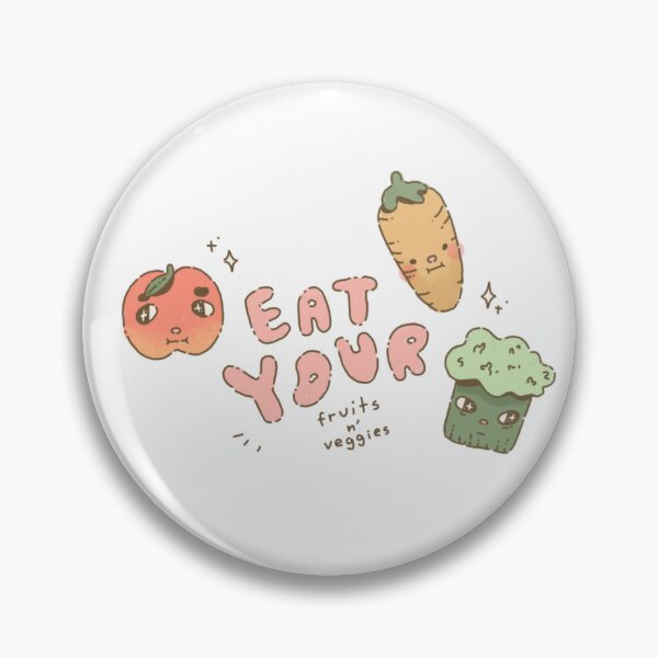 Item preview, Eat your fruits and veggies cute cartoon designed and sold by SaraEgg.