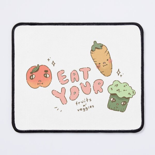 Item preview, Eat your fruits and veggies cute cartoon designed and sold by SaraEgg.