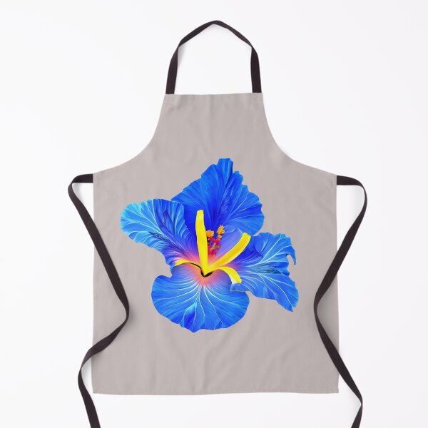 Item preview, Blue hibiscus flower artwork designed and sold by gramizzia.