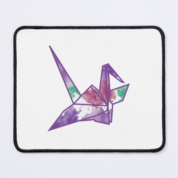 Item preview, Japanese origami bird watercolor designed and sold by Origami-BA.