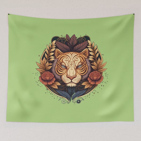 Item preview, Tiger Flowers designed and sold by ElvaLind.