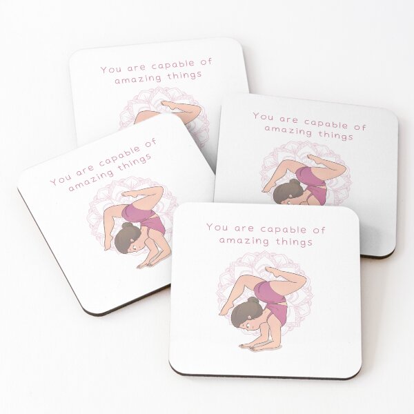 Item preview, Cute Yoga Girl - You Are Capable designed and sold by Rita Cuppari.