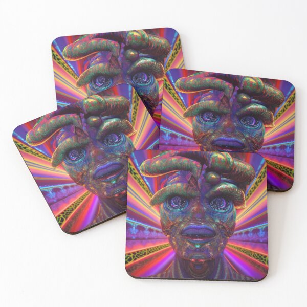 Item preview, Psychedelic Face #41 - Part of Our Psychedelic Faces Collection designed and sold by Psychedelic Psychos.