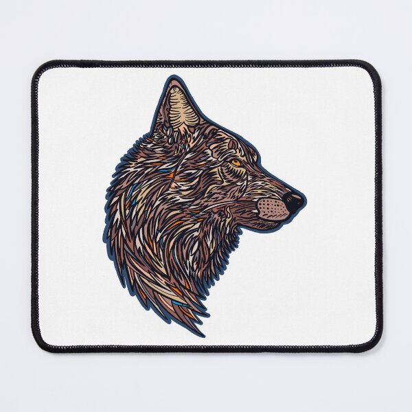 Item preview, Side profile wolf design #1 designed and sold by DaveDanchuk.
