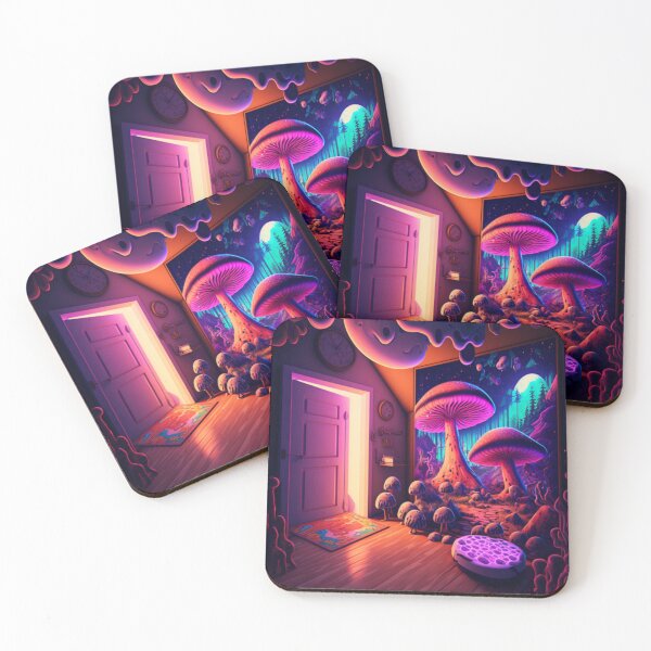 Item preview, Psychedelic Mushroom Corner designed and sold by IllReputes.
