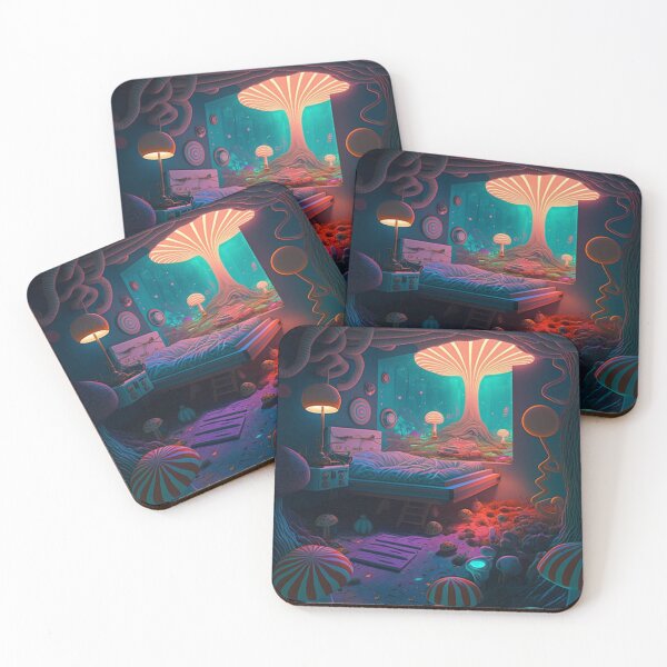 Item preview, Psychedelic Bedroom designed and sold by IllReputes.