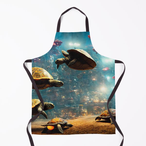Item preview, Cyberpunk floating turtles underwater. designed and sold by Maniock.