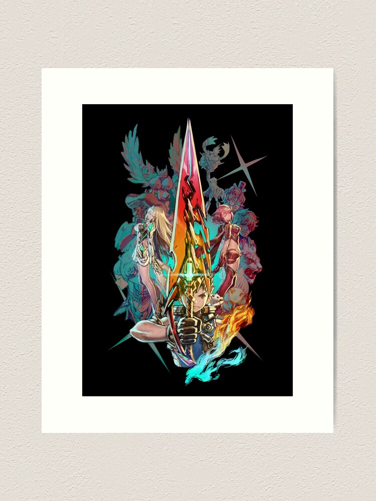 Thumbnail 1 of 3, Art Print, Xenoblade Chronicles™ 2 - Team designed and sold by SWISH-Design.
