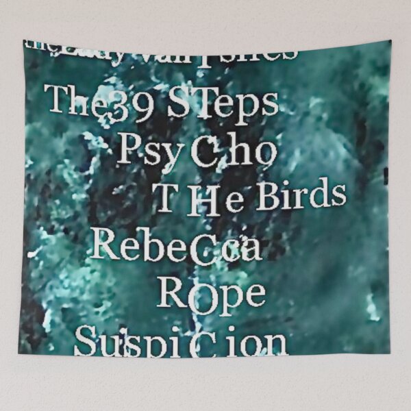 Item preview, Mystery Thriller, Horror Movies in mind, Alfred Hitchcock Master of Suspense designed and sold by SoulArtSara.