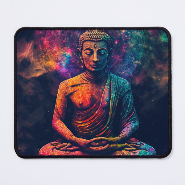 Item preview, "Ethereal Buddha: A Cosmic Journey through Spirituality and Mindfulness" designed and sold by presenthome.