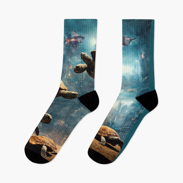 Item preview, The beautiful underwater world - turtles city. designed and sold by Maniock.