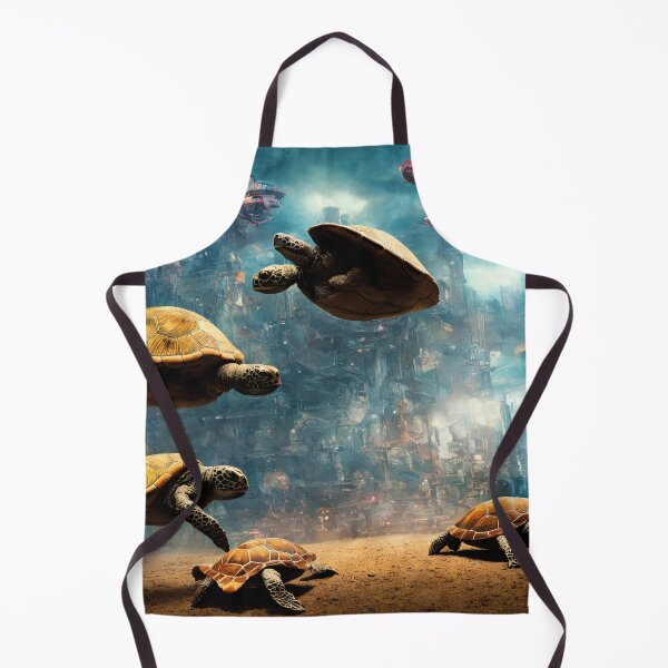 Item preview, The beautiful underwater world - turtles city. designed and sold by Maniock.