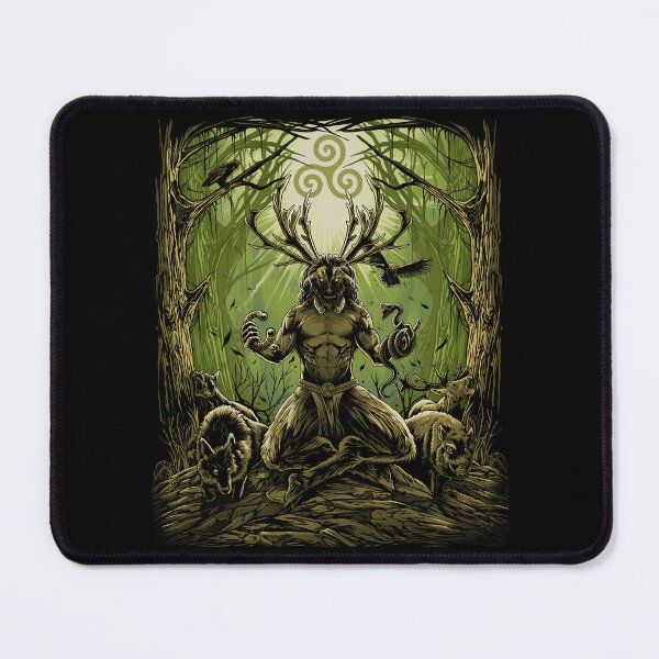 Item preview, Celtic Cernunnos Pagan Irish Mythology God designed and sold by BluePagan.