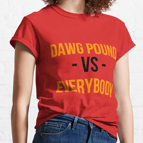 Cleveland Browns Dawg Pound Vs. Everybody Essential T-Shirt for