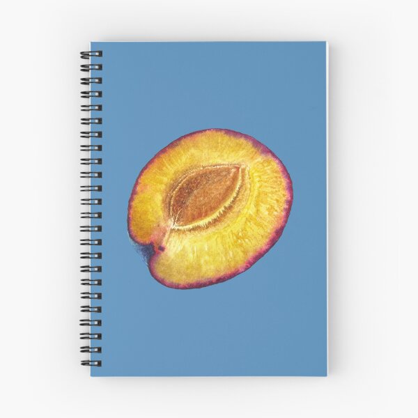 Item preview, Plum half botanical realistic watercolor designed and sold by LiudaLobza.