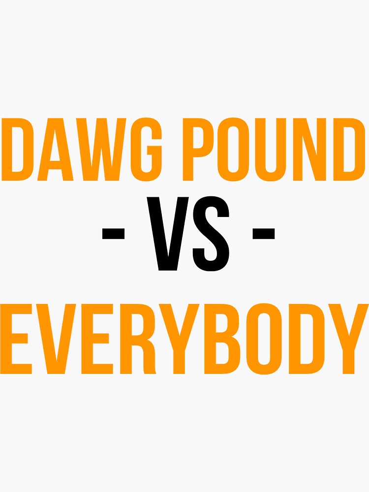 Cleveland Browns Dawg Pound Vs. Everybody Essential T-Shirt for Sale by  Prestige313