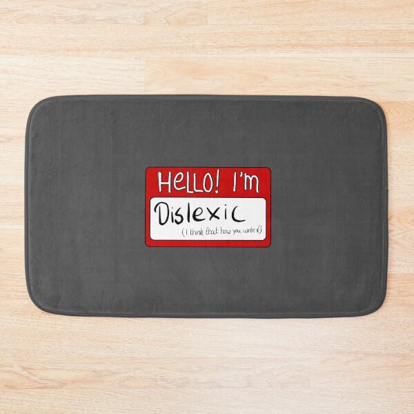 Item preview, Hello I'm Dislexic nametag / name card designed and sold by Gwebbel.