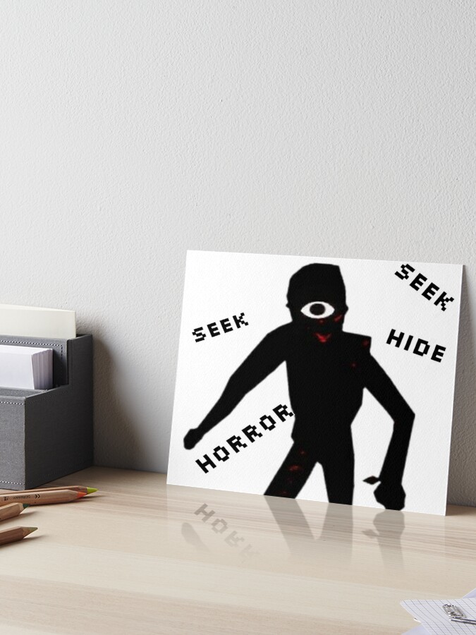 DOORS ️ Figure hide and Seek horror | Art Board Print