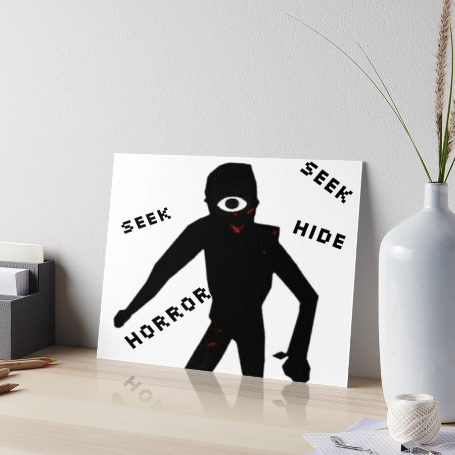 Get Out! - Hide (Roblox Doors) Art Board Print for Sale by