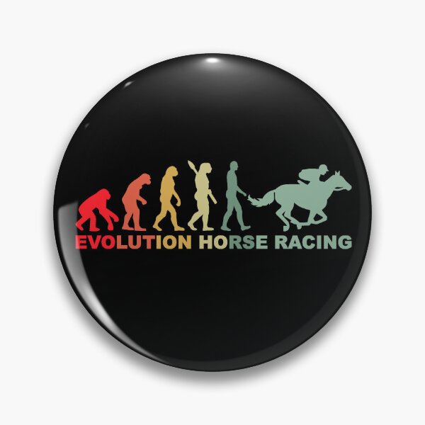 Item preview, Evolution Horse Racing Retro Equestrian Derby Suit Tee, Kentucky Men Women Jockey Silhouette Design designed and sold by PrintOfi.