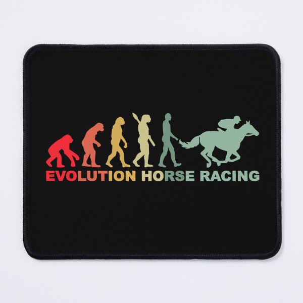 Item preview, Evolution Horse Racing Retro Equestrian Derby Suit Tee, Kentucky Men Women Jockey Silhouette Design designed and sold by PrintOfi.